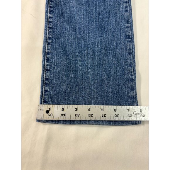 NYDJ Jeans Womens 14 Medium Wash Denim Made In USA Straight Leg - Picture 8 of 10